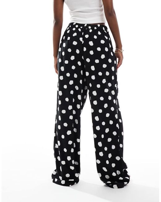 ASOS Black Pull On Trousers