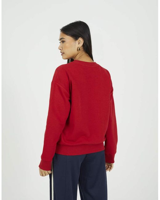 Brave Soul Crew Neck Embroidered Sweatshirt