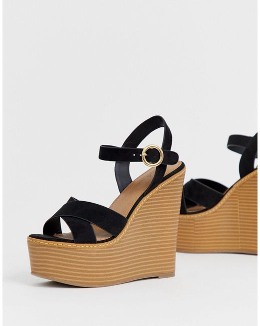 wide fit high wedges