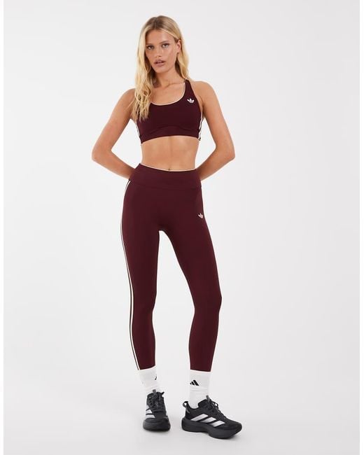 Adidas Originals Red Adidas Originals Sport Medium Support Bra