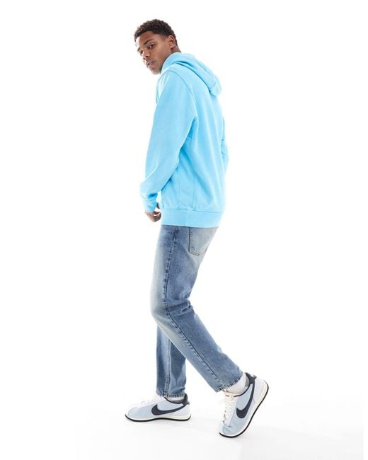 Nike Blue Club Washed Hoodie for men