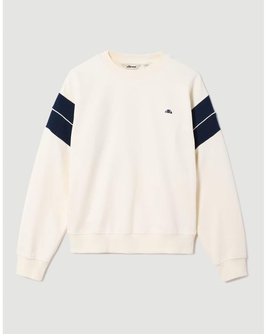 Ellesse White Calgary Sweatshirt