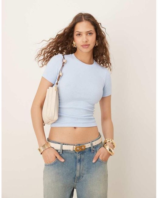 Glamorous Blue Basic T-Shirt
