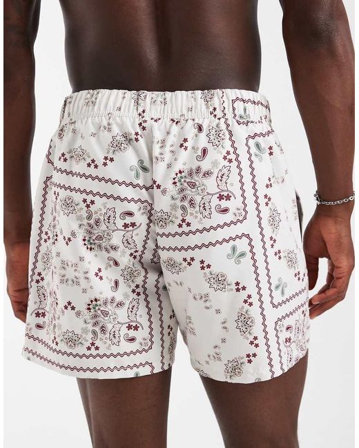 ASOS White Swim Shorts for men