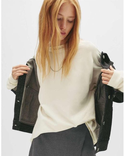 Pull&Bear Gray Wrap Skort