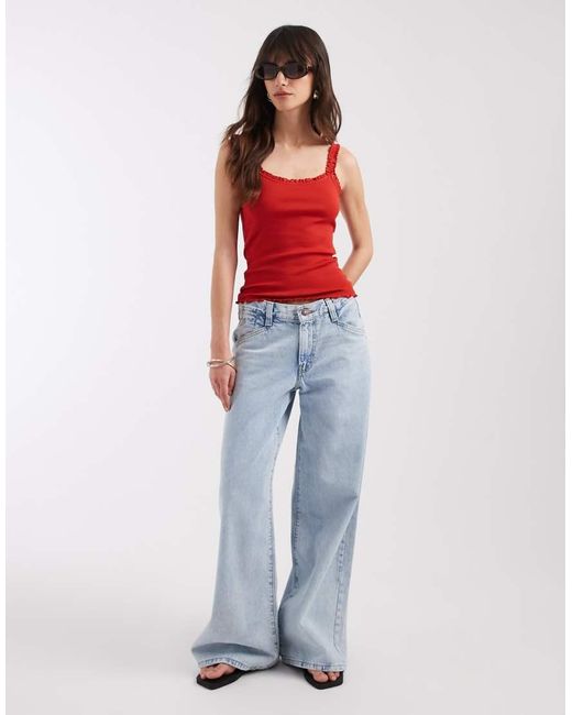 ASOS Red Trim Detail Cami