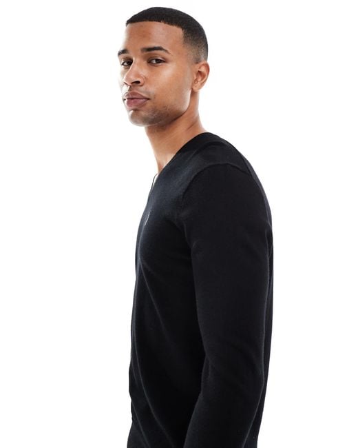 Polo Ralph Lauren – strickpullover aus merinowolle in Blue für Herren