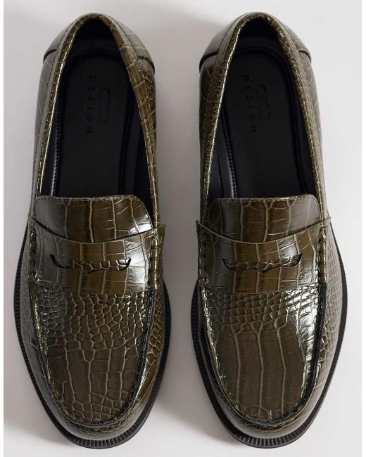 ASOS Multicolor Penny Loafers for men