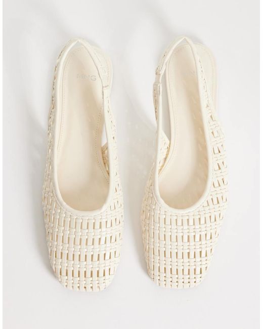 Scarpe Basse di Mango in Natural