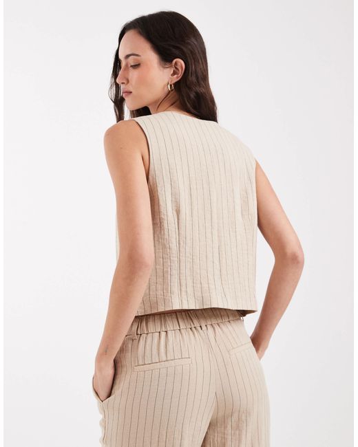 Gilet Object en coloris Natural