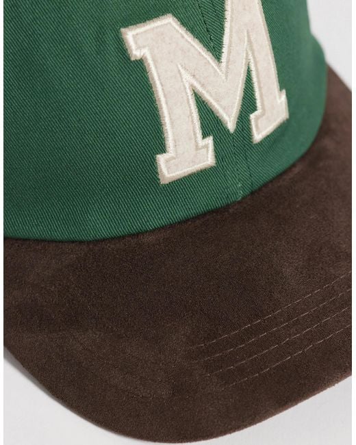 ASOS Green Graphic Cap for men