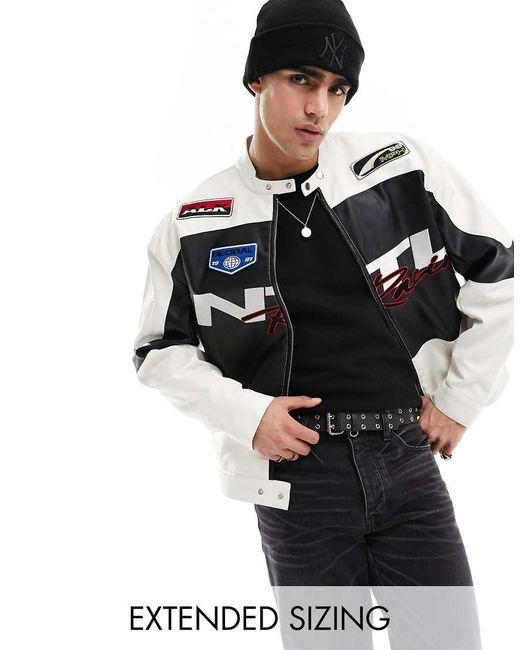 Giacca Oversize di ASOS in Black da Uomo