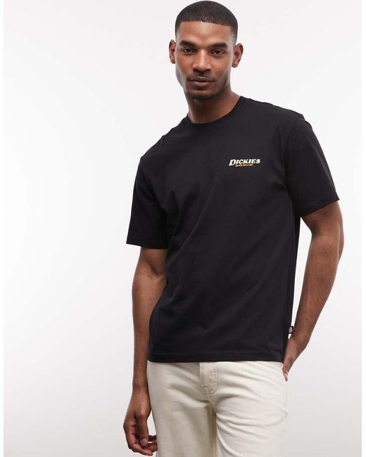 Dickies Black Massieville Backprint T-Shirt for men