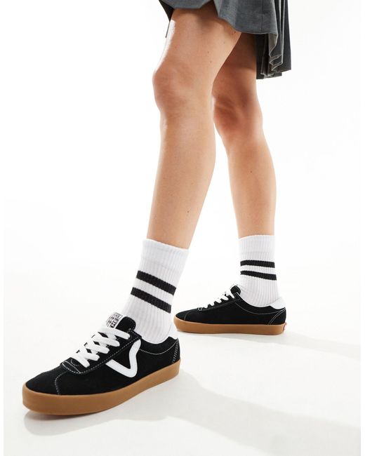 Vans Black Fu Sport Low Sneakers With Rubber Sole