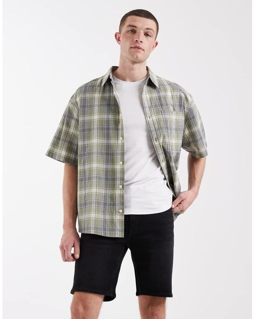 Only & Sons Denim Short in het Gray voor heren