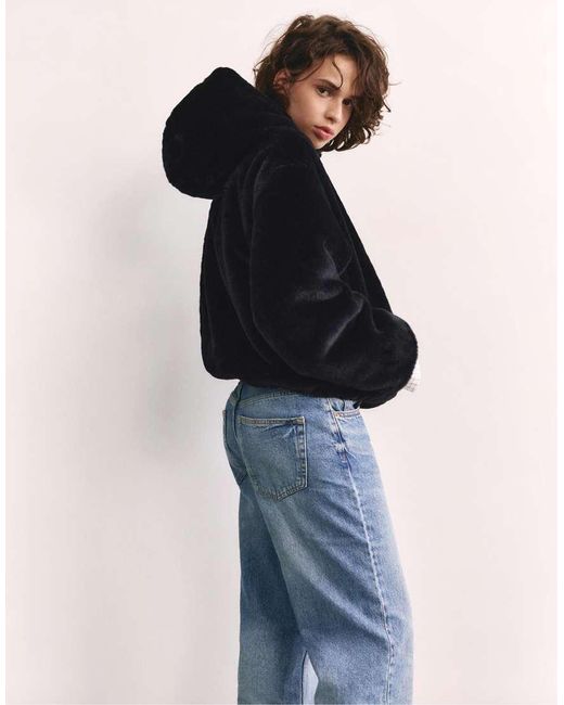 Giacca Con Cappuccio di Pull&Bear in Blue