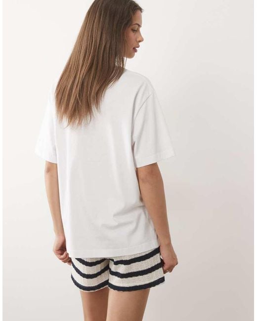 ASOS Pink Oversized T-shirt With Bahia Surf Graphic