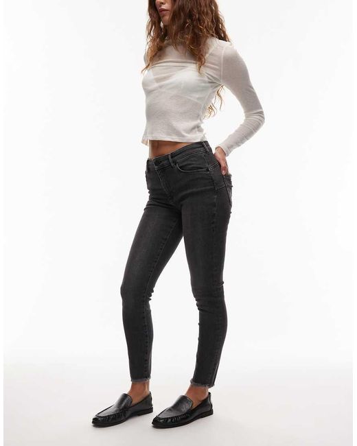 AllSaints Black Miller Skinny Denim Jeans