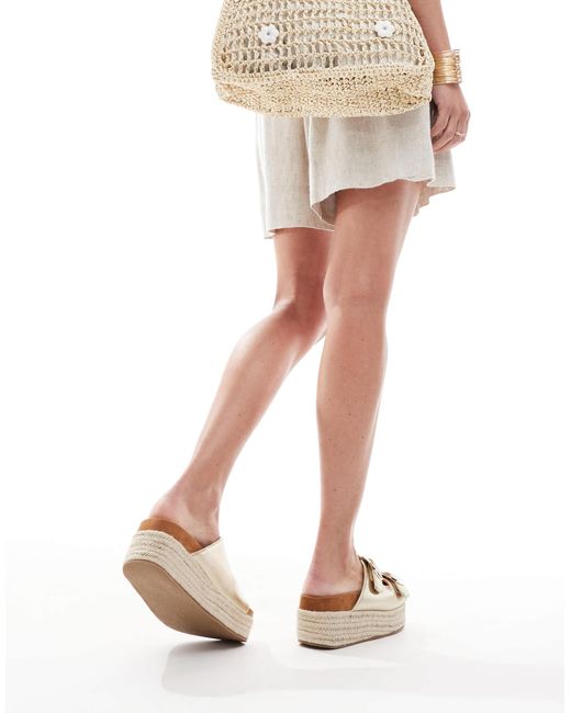 ASOS White – trooper – mules