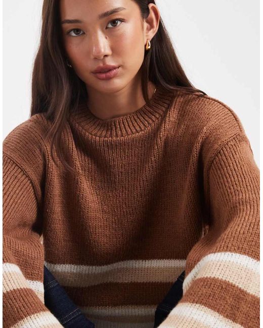 ASOS Blue Relaxed Knit Jumper
