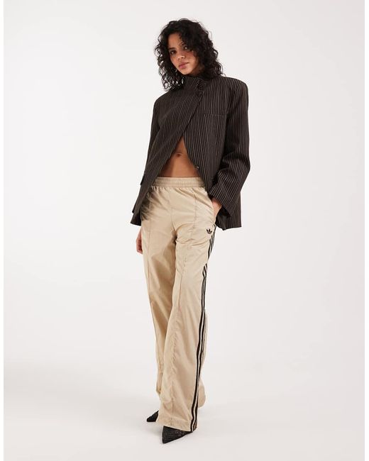 Adidas Originals Natural Firebird Loose Nylon Trackies
