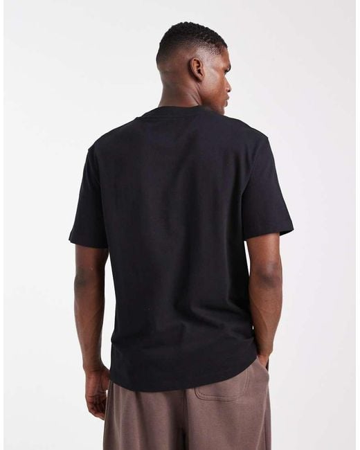 ASOS Black Heavyweight Relaxed T-shirt for men