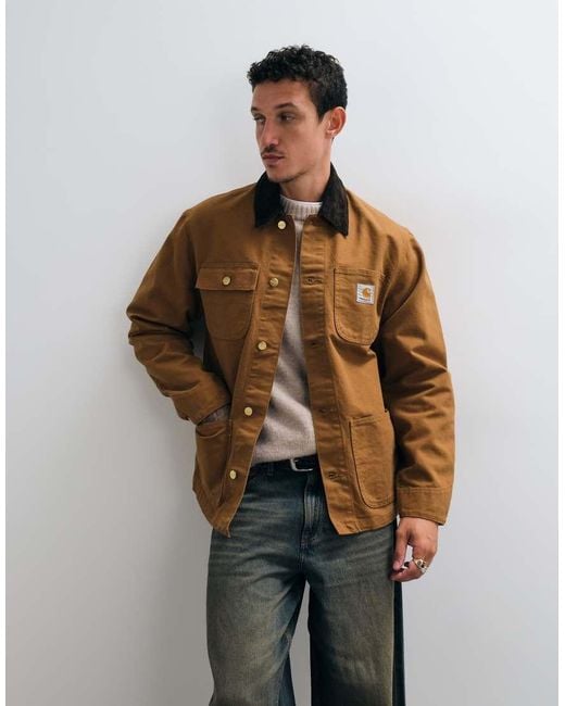 Carhartt White Michigan Coat for men