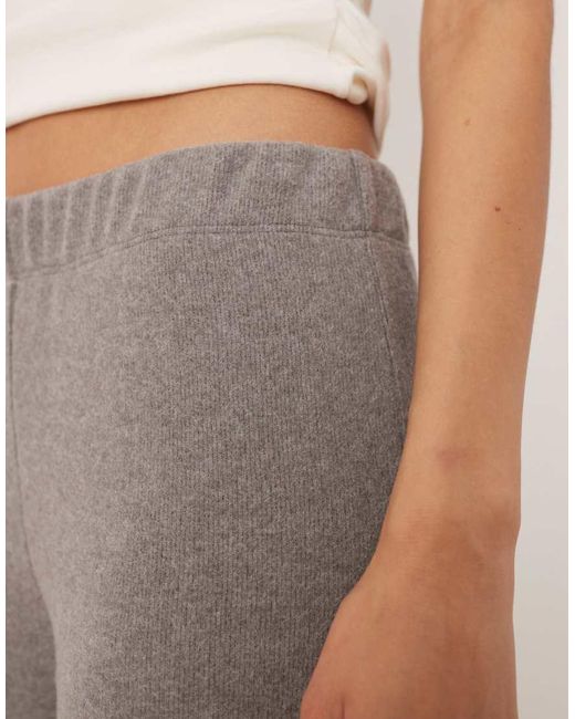 ASOS Natural Super Soft Wide Leg Pants