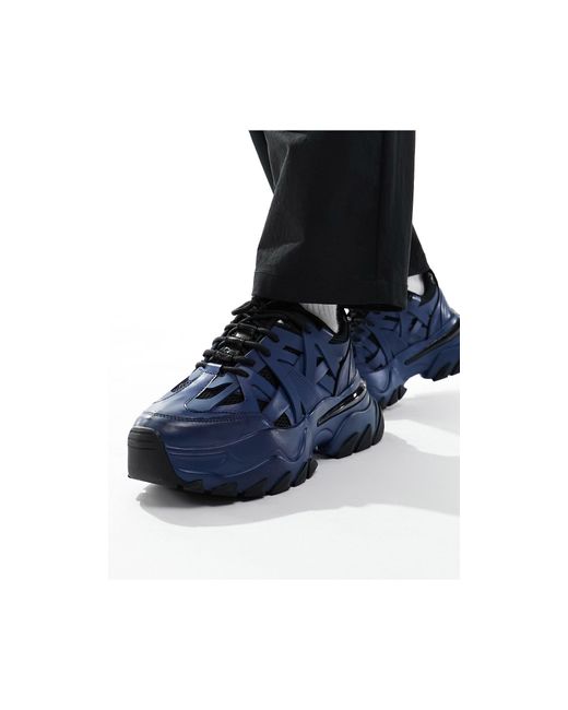 ASOS Blue Chunky Trainers for men