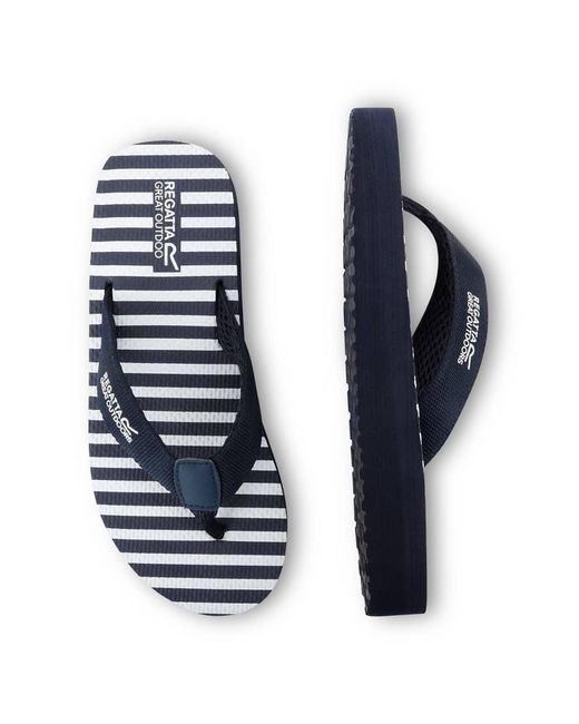 Regatta Blue Catarina Lightweight Flip Flops