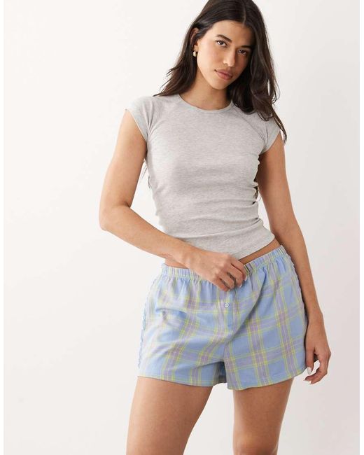 ASOS Blue Boxer Shorts