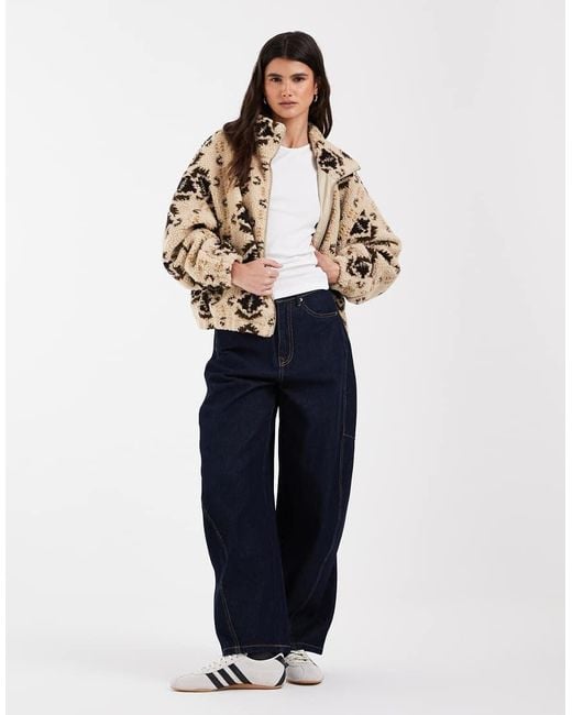 ONLY Natural Borg Fleece Jacket
