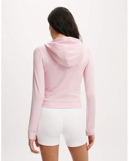 Cotton On White Ultra Soft Hooded Jacket