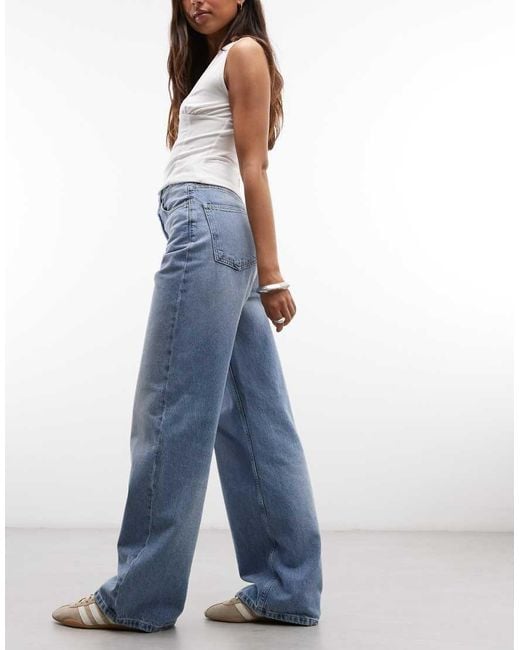 Carhartt Blue Jane Loose Wide-leg Jeans