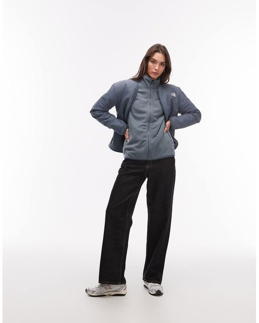 The North Face Blue Glacier 100 Full Zip Fleece