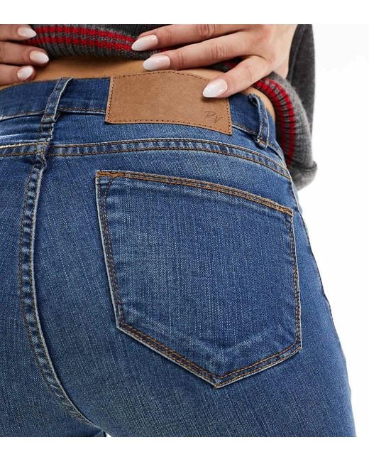 Reclaimed (vintage) Blue Denim Flare Jean