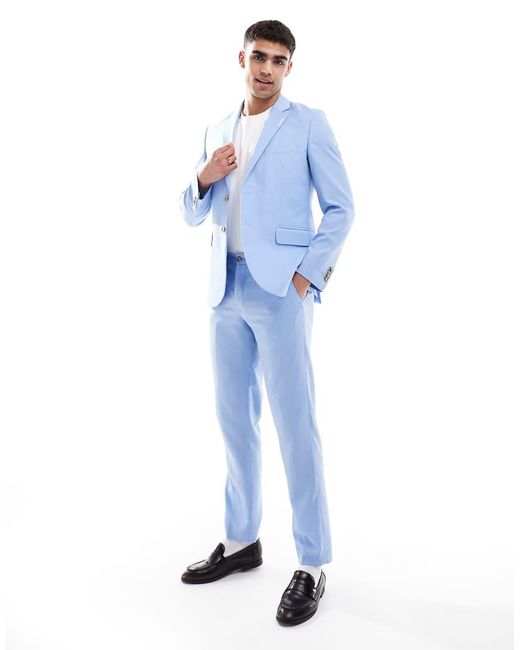 Jack & Jones Blue Super Slim Trousers for men