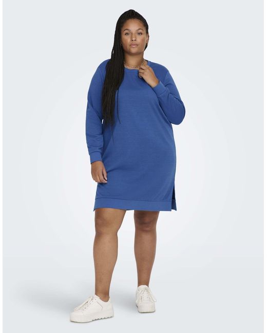 ONLY Blue – sweatshirtkleid