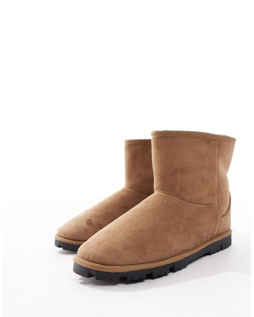 ASOS White Slipper Boots for men