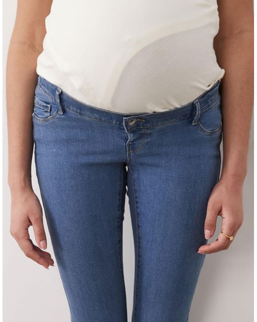 ONLY Blue Push-up Flare Jeans