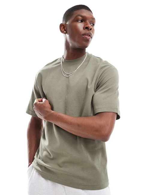 SELECTED Multicolor Oversized Heavy Weight T-shirt for men