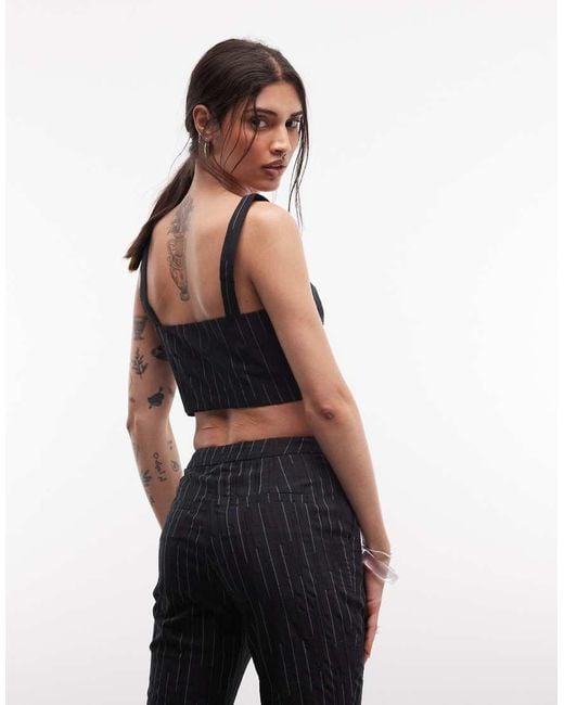 ASOS Black Cropped Vest