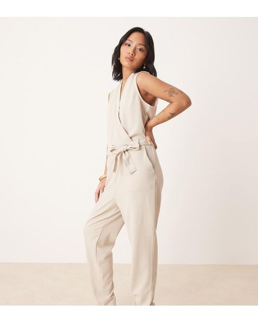 JDY Petite Natural Tailored Jumpsuit