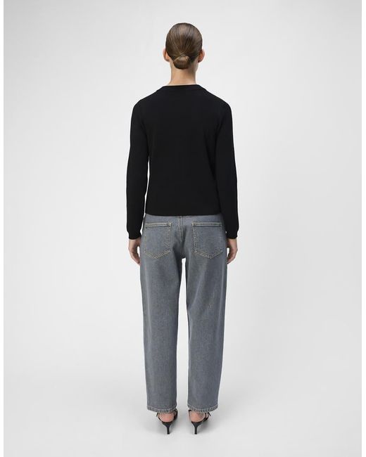 Object Gebreid Vest in het Black