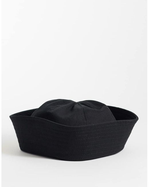 Cappello A Barchetta di ASOS in Black