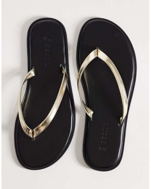 SEQWL Wide Fit White Jelly Flip Flops