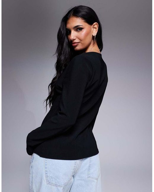 asos ribbed top