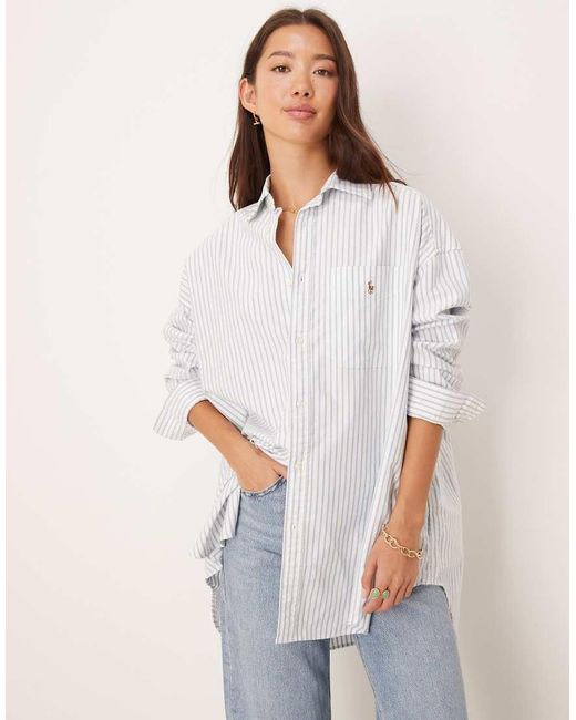 Polo Ralph Lauren White Stripe Shirt