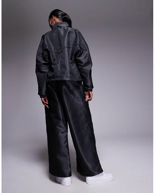 Nike Black Windrunner Liquid Shine Track Pant