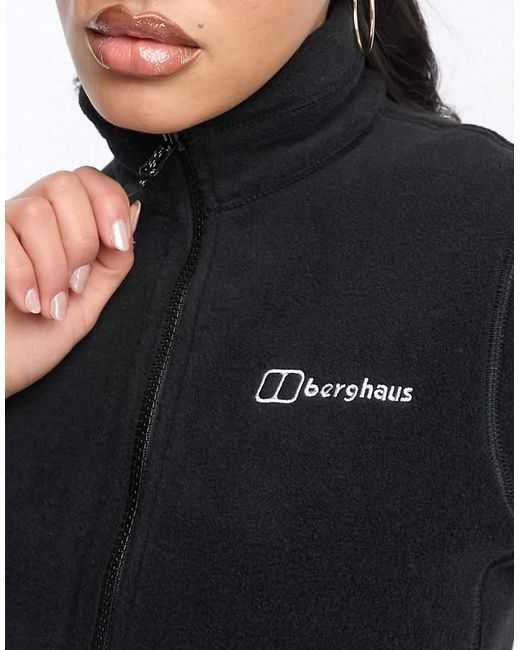 Berghaus Black Prism Fitted Zip Up Fleece
